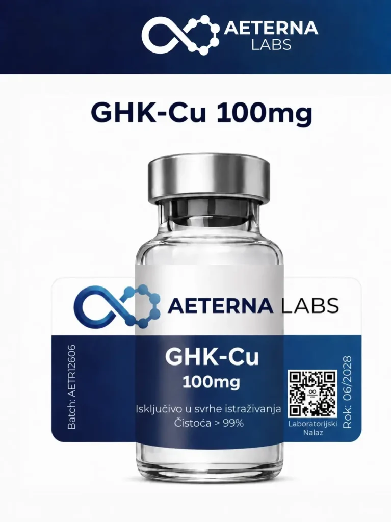 GHK-Cu 100mg Aeterna Labs istraživački bakarni peptid
