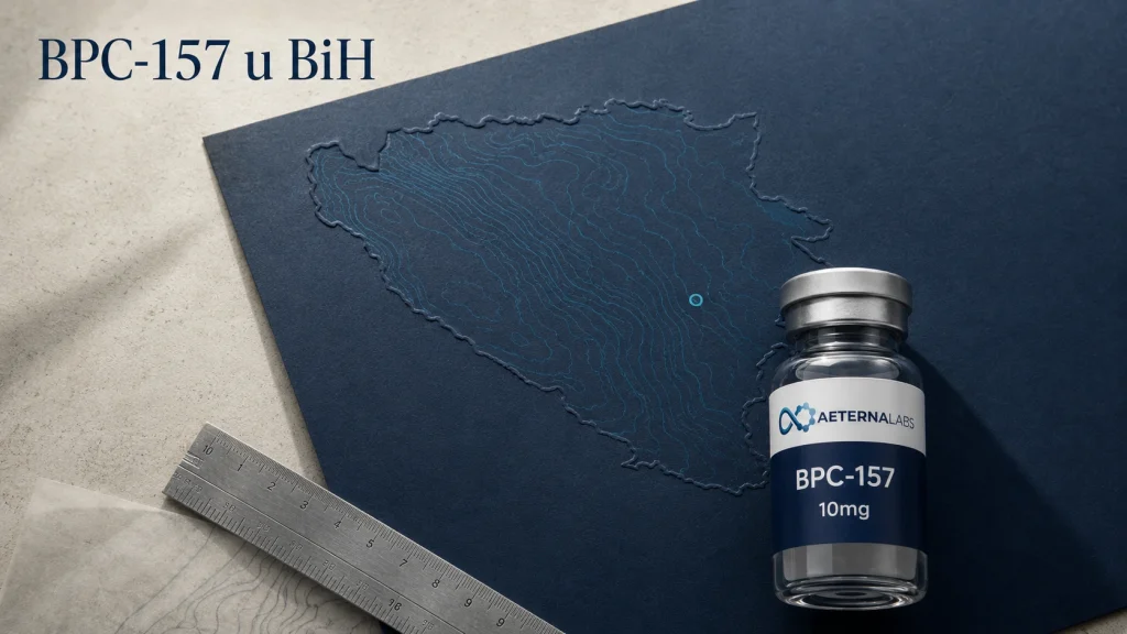 BPC-157 u BiH uz bočicu i kartu Bosne i Hercegovine