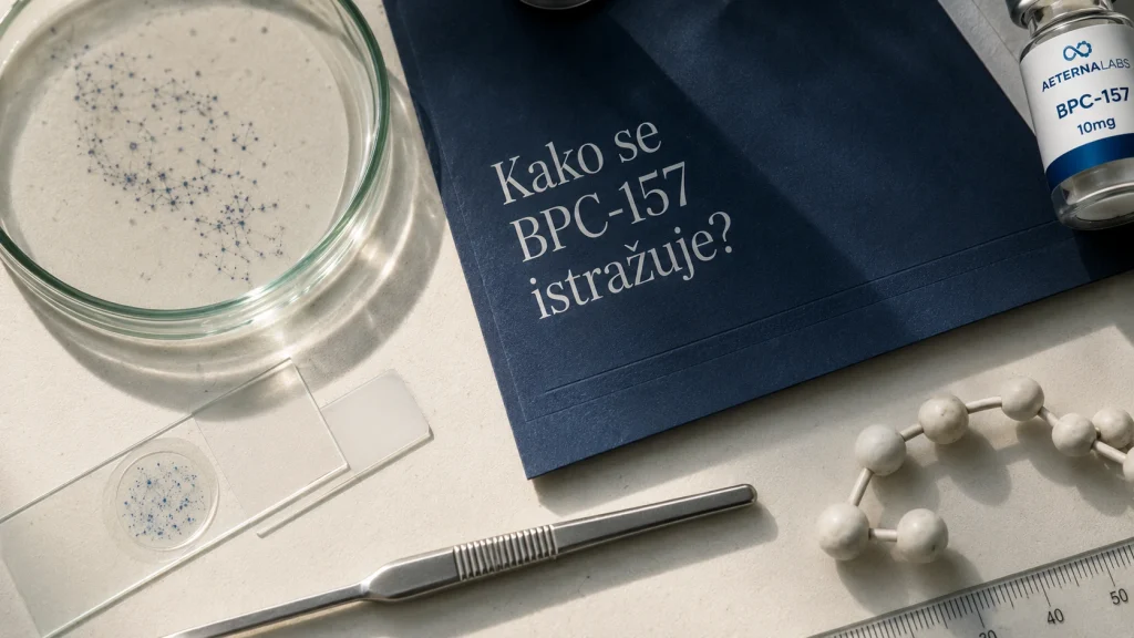 Laboratorijski prikaz istraživanja BPC-157 peptida, šta je BPC-157